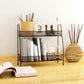 2 Layer Multi-Purpose Mini Portable Iron Organizer Shelf...